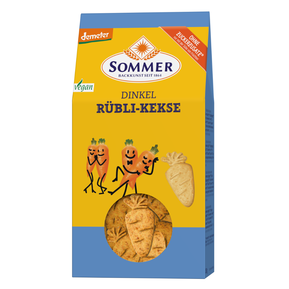 Bio Dinkel-Rübli-Kekse demeter