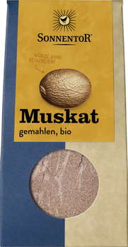 Muskatnuss gemahlen Bio