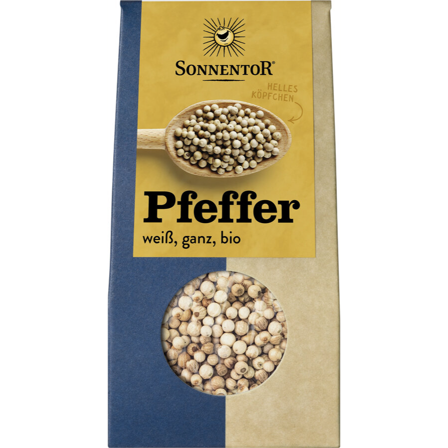 Bio Pfeffer weiß ganz
