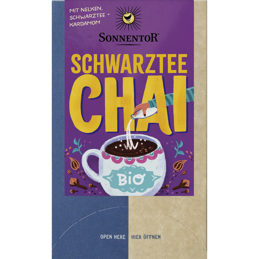 Bio Schwarztee Chai, Beutel