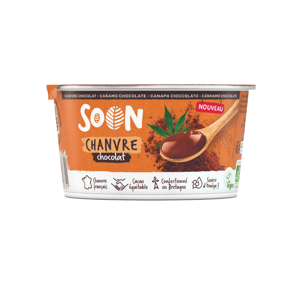 Dessert végétal chanvre chocolat bio