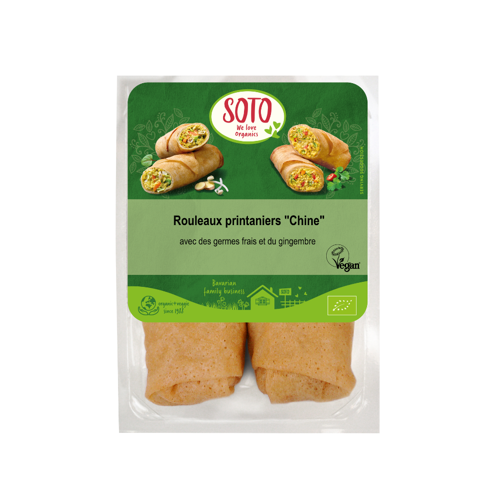 Rouleaux printaniers chine bio x2