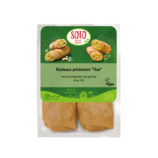 Rouleaux printaniers thaï bio x2