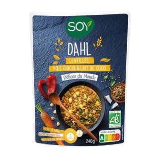 Doy Dahl Lentilles Pois Chiches, Lait de Coco Bio