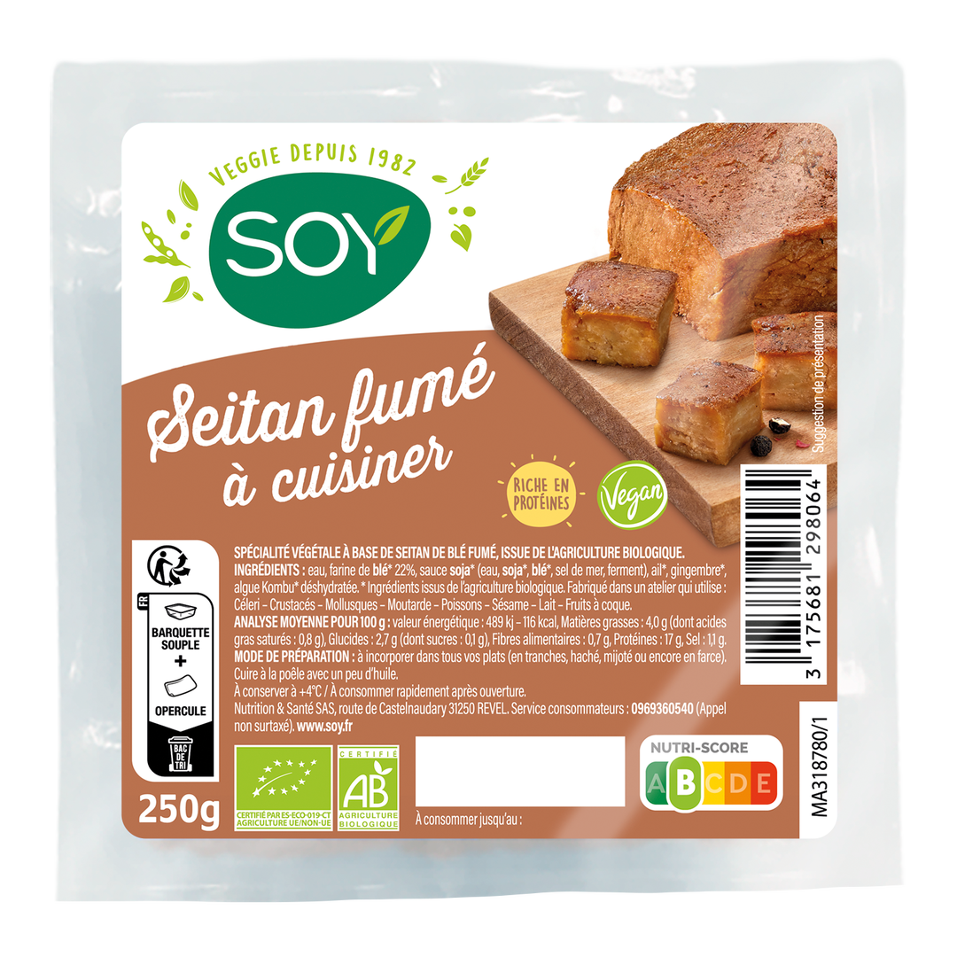 Seitan fumé bio