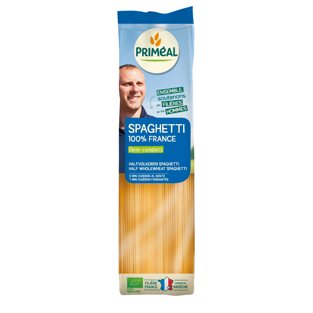 Spaghetti demi-complets origine France bio