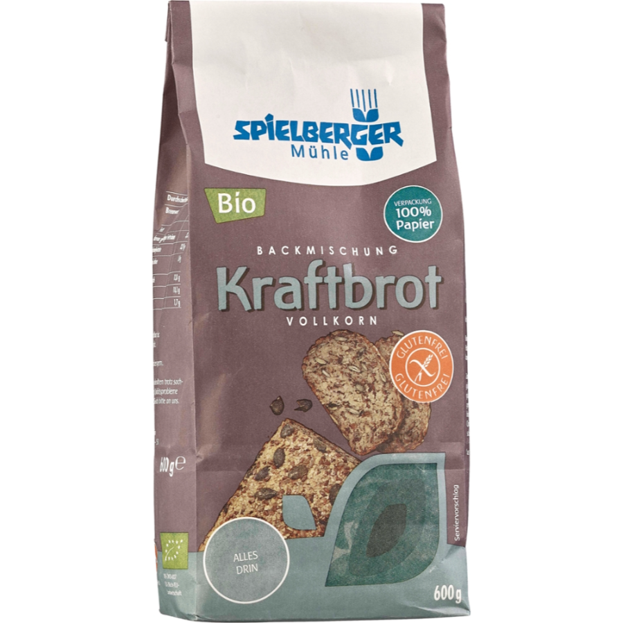 Bio Kraftbrot Backmischung, glutenfrei