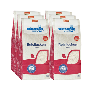 Bio Reisflocken Vollkorn demeter, Karton 6 Stk.