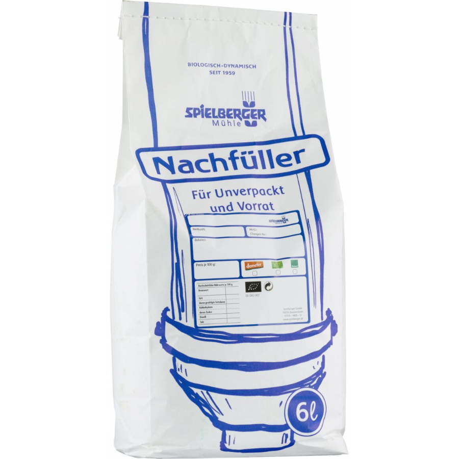 Bio Haferflocken Großblatt, demeter, Vorratsgröße 2,5 kg