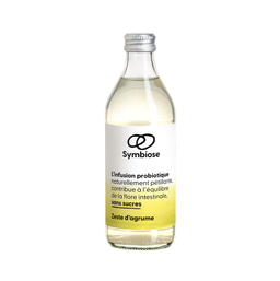 Eau de kefir probiotique zest d'agrumes bio