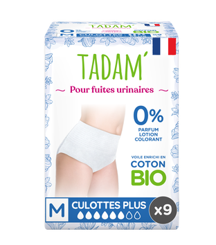 Culottes Fuites Urinaires - Taille M x 9