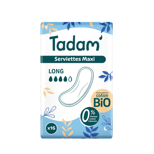 Serviettes Dermo-Sensitives Maxi Long x 16