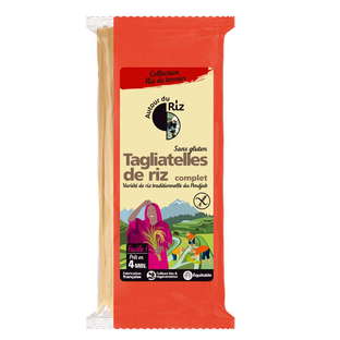 Tagliatelles thaïes de riz complet bio