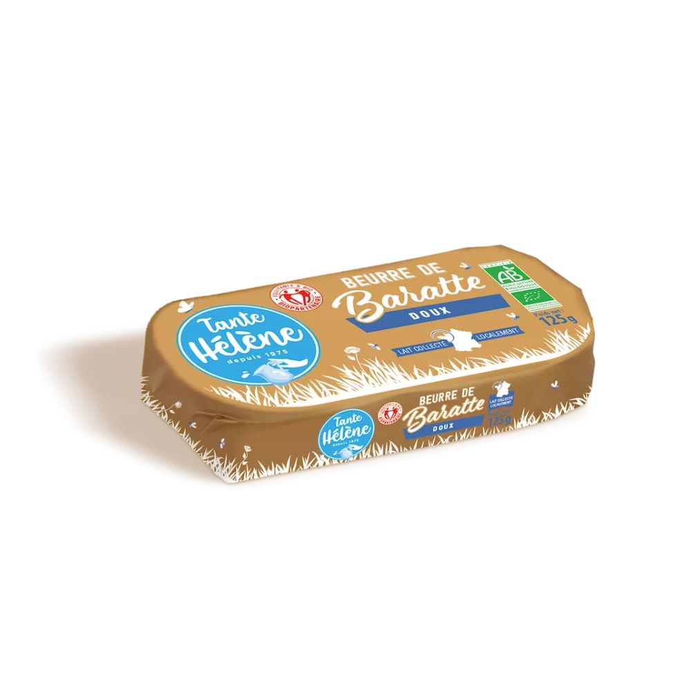 Beurre de baratte doux equitable bio