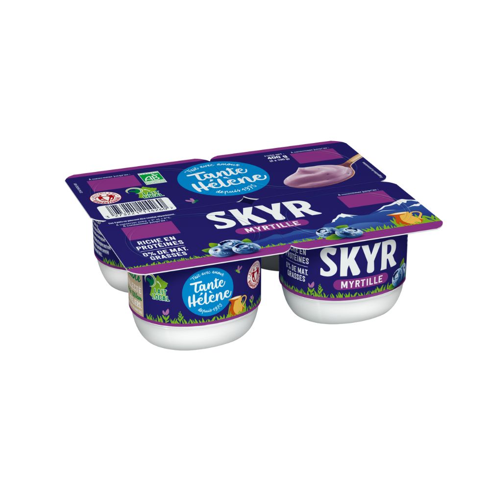 Skyr myrtille bio et equitable