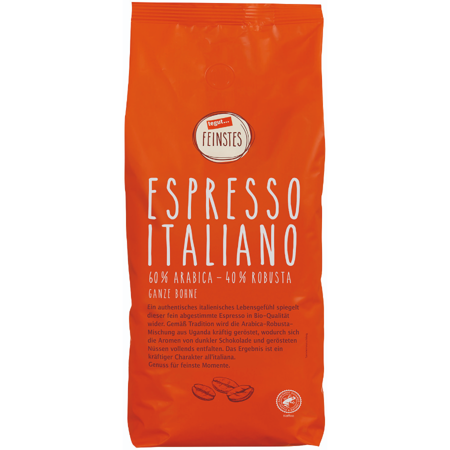 Bio Espresso Italiano, ganze Bohne
