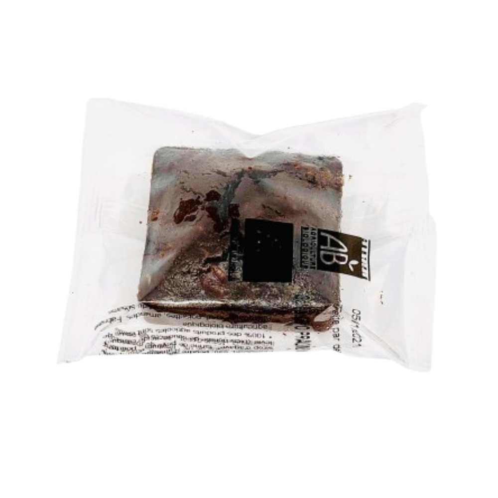 Brownie chocolat noisette bio