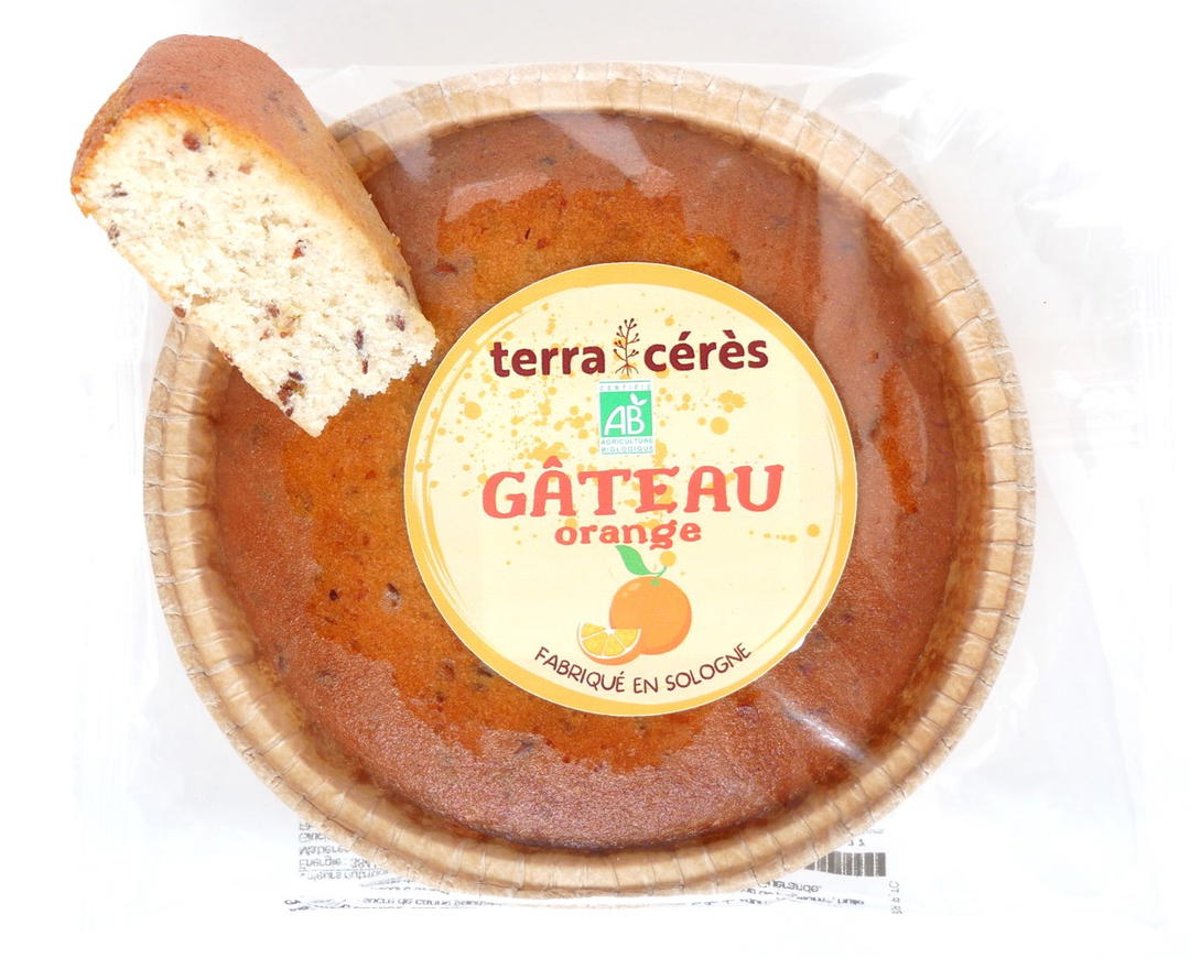 Gâteau orange douce bio