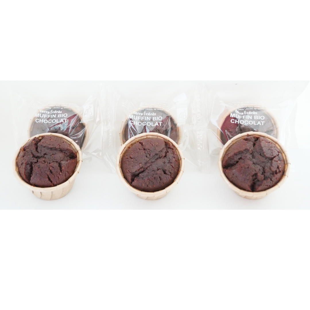 Muffins Fondants Chocolat Bio