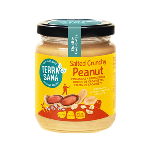 Bio Erdnussmus crunchy mit Himalayasalz