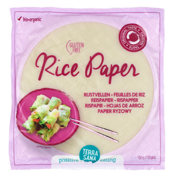 Bio Reispapier, 15 Stück