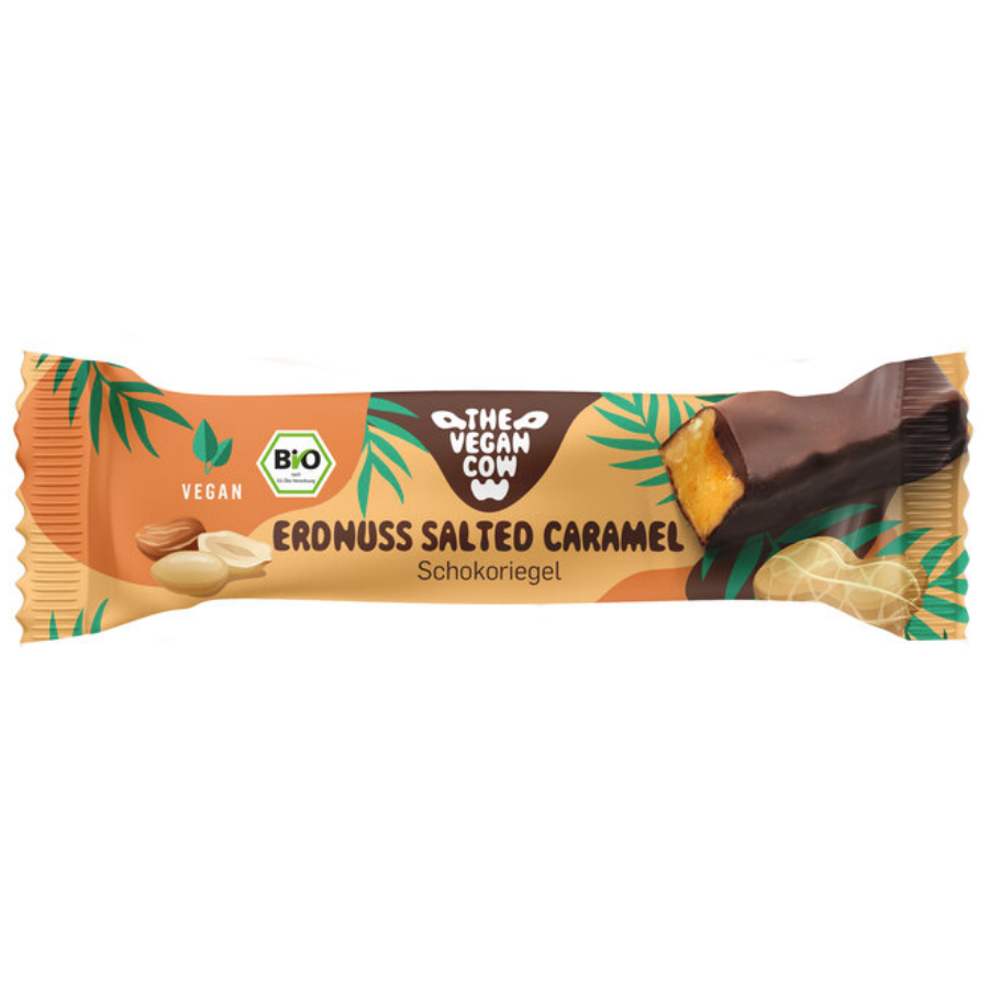 Bio Schokoriegel Erdnuss Salted Caramel, vegan