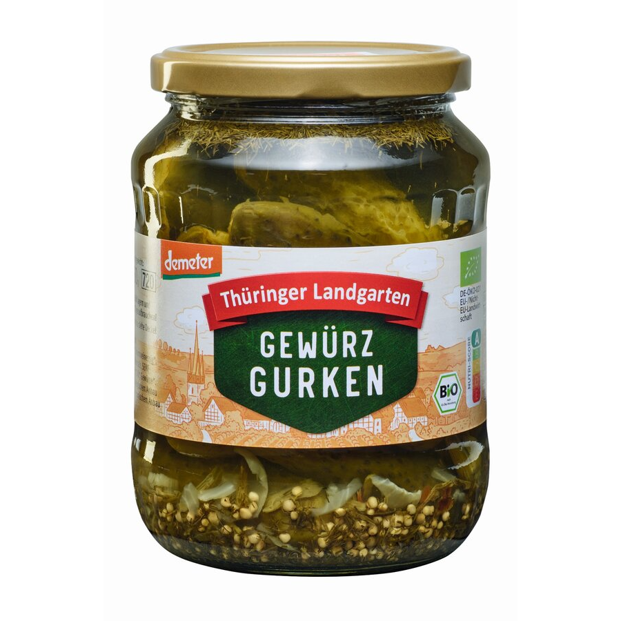 Bio Gewürzgurken, demeter