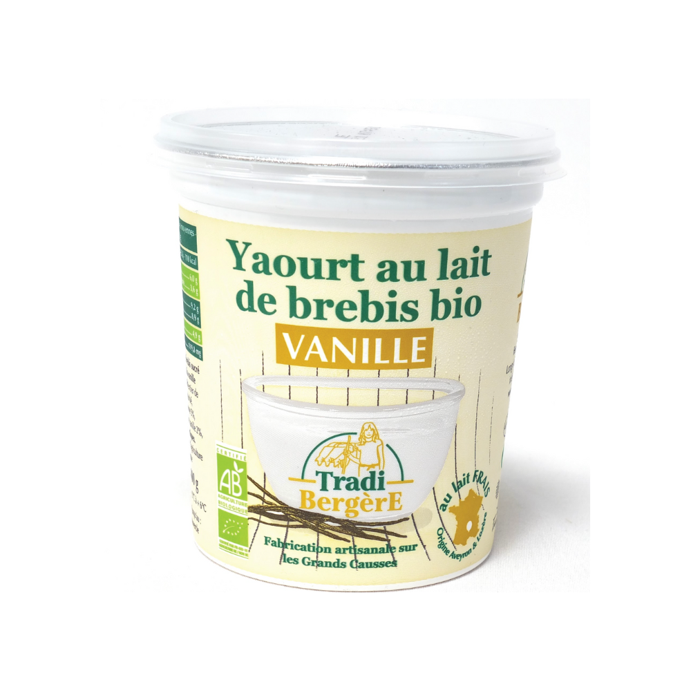 Yaourt brebis à la vanille bio