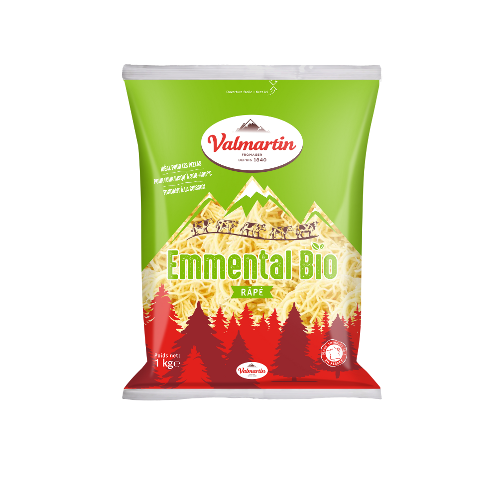 Fromage Râpé Emmental Bio