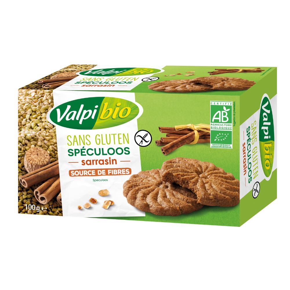 Biscuits spéculoos sarrasin sans gluten bio