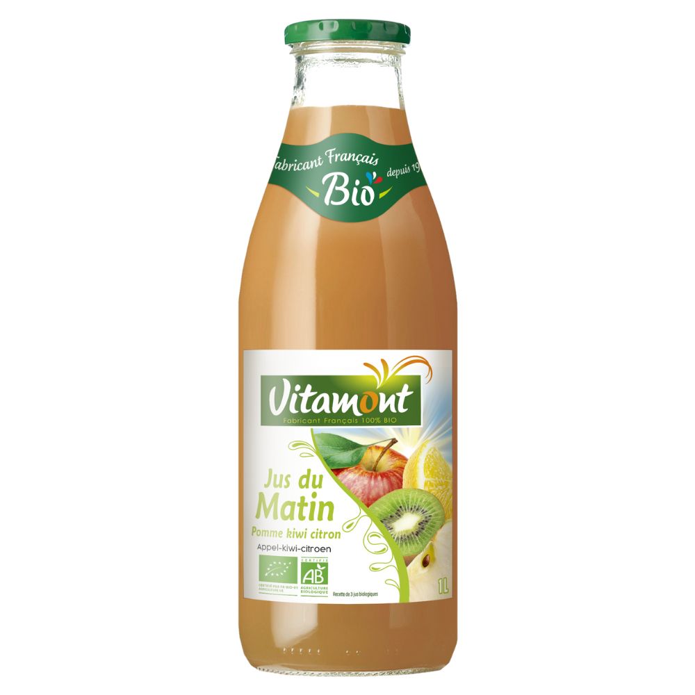 Jus du Matin Pomme Kiwi Citron Bio