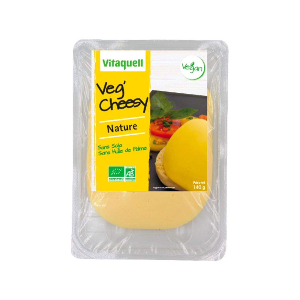 Tranches de fromage végétal bio