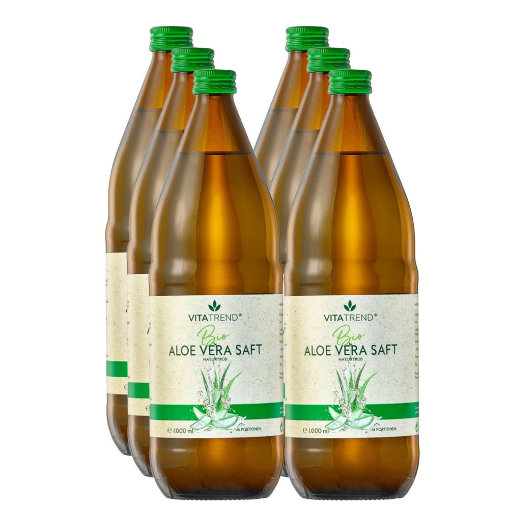 Bio Aloe Vera Saft, Karton 6 Stk.