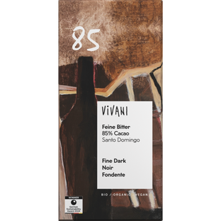 Bio Schokolade Feine Bitter 85% Kakao, vegan
