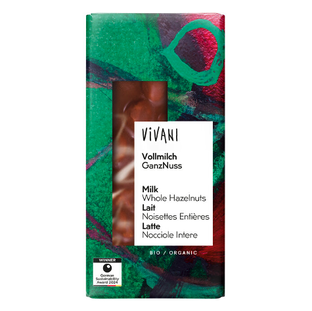 Bio Schokolade Vollmilch Ganznuss