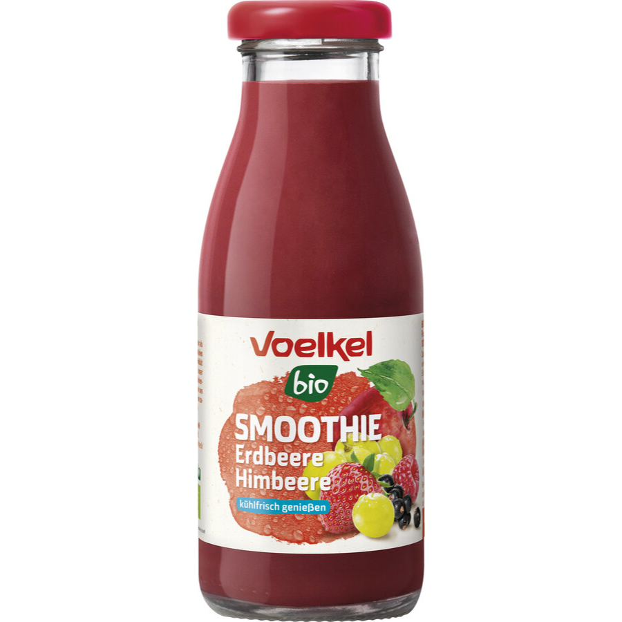 Bio Smoothie Erdbeere Himbeere