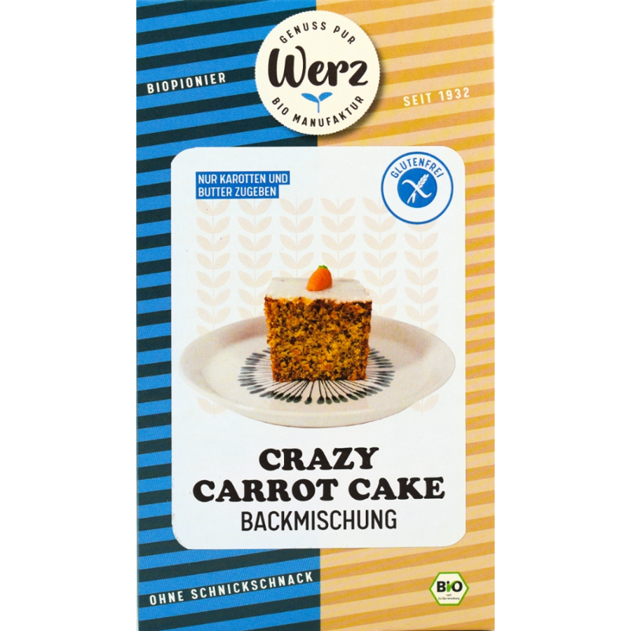 Bio Backmischung Crazy Carrot Cake