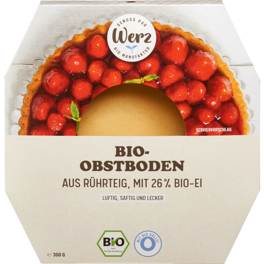 Bio Obstboden aus Rührteig