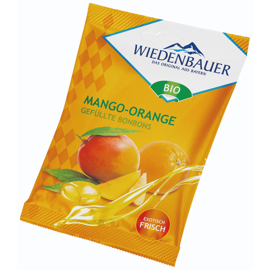 Bio Gefüllte Bonbons Mango-Orange