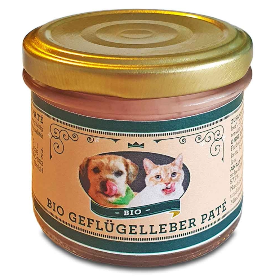 Bio Hunde- & Katzensnack Geflügelleber Paté
