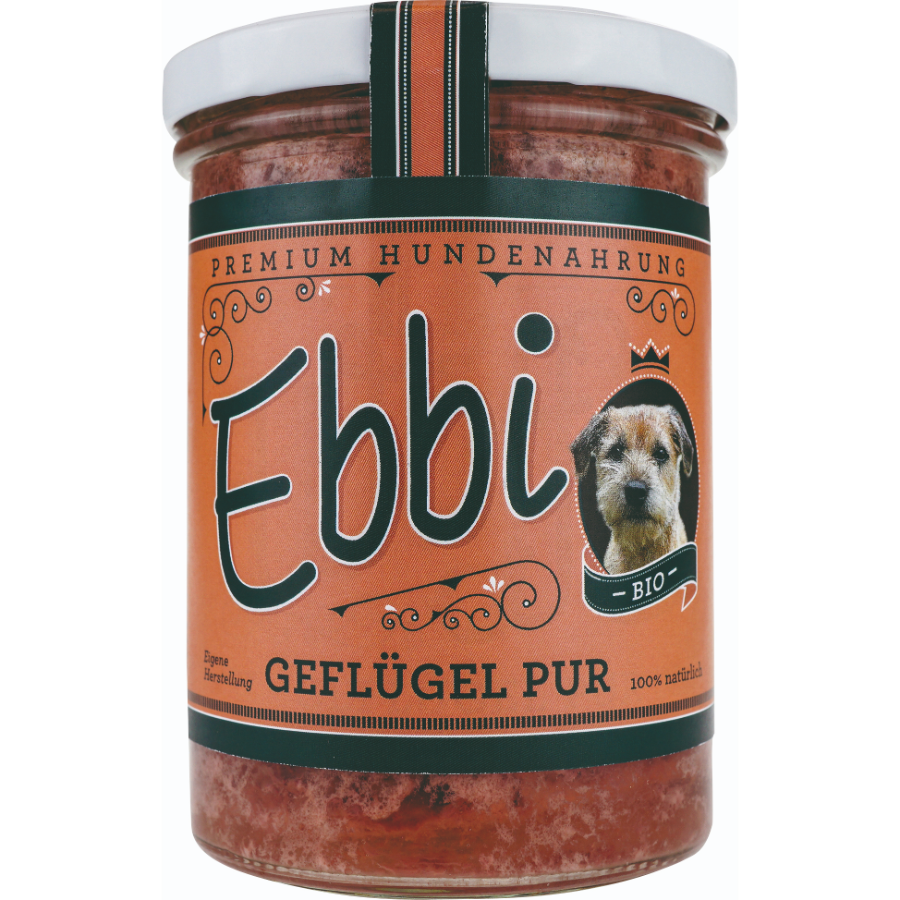 Bio Hundenassfutter Geflügel Pur