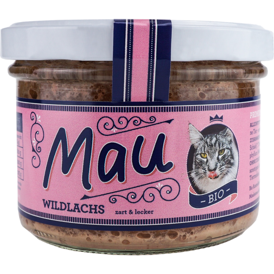 Bio Katzenfutter Mau Wildlachs