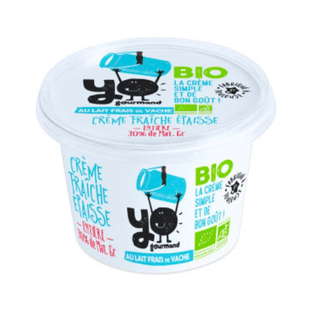 Crème fraîche entière épaisse bio - 30% mg