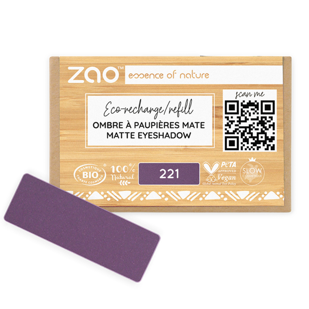 Recharge Ombre à Paupières Rectangle 221 Prune Mat