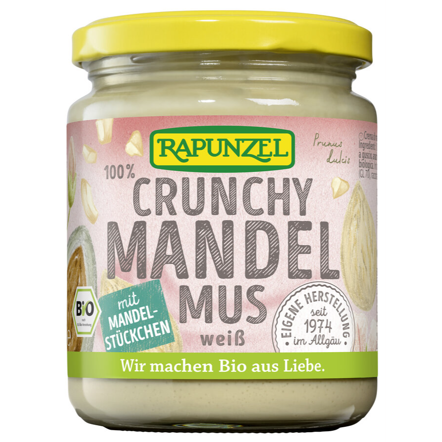Bio Crunchy Mandelmus weiß