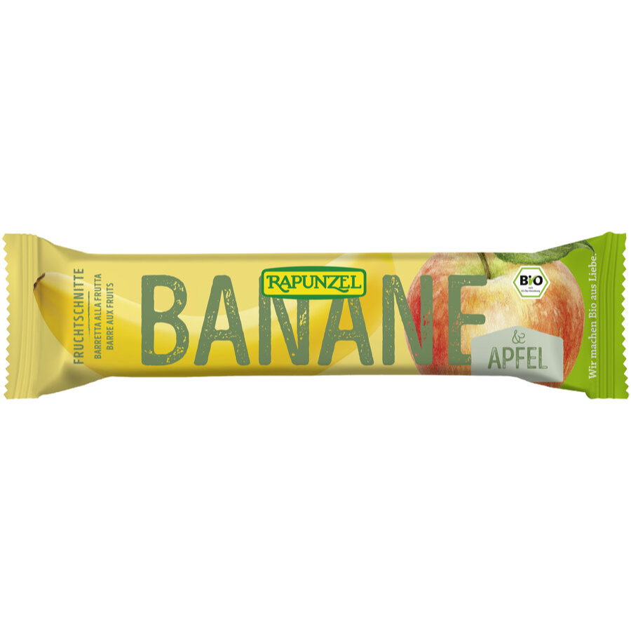 Bio Fruchtschnitte Banane-Apfel