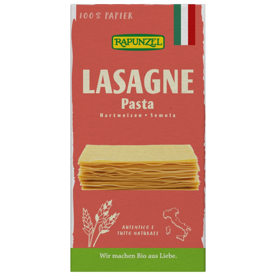 Bio Lasagne-Platten